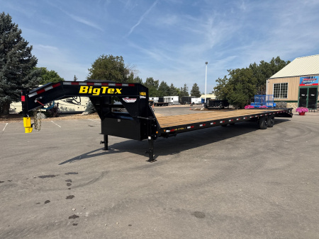 New 2026 Big Tex Trailers 14GN-40D5A-MRBK Flatbed Trailer