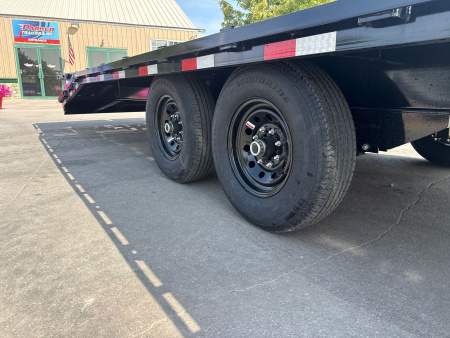 New 2026 Big Tex Trailers 14GN-40D5A-MRBK Flatbed Trailer