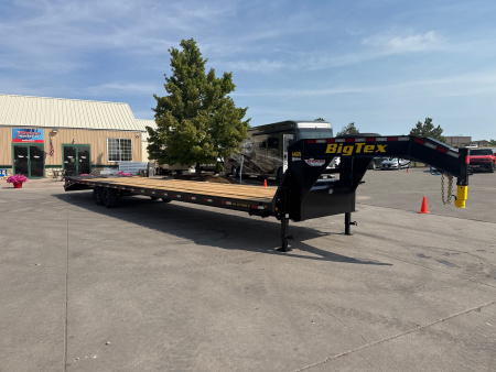 New 2026 Big Tex Trailers 14GN-40D5A-MRBK Flatbed Trailer