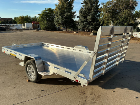 New 2026 Aluma 8014S-EL-TG Utility Trailer