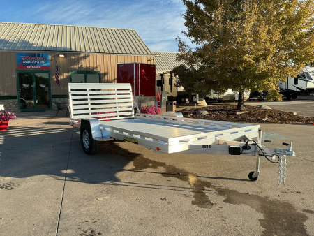 New 2026 Aluma 8014S-EL-TG Utility Trailer