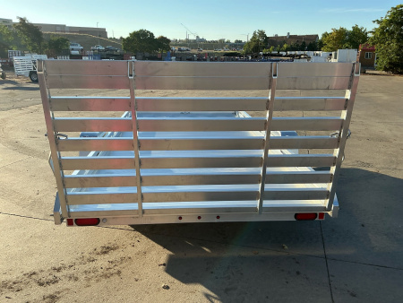 New 2026 Aluma 8014S-EL-TG Utility Trailer
