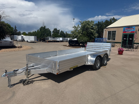 New 2026 Aluma 8116TA-EL-R-BT-SR Utility Trailer