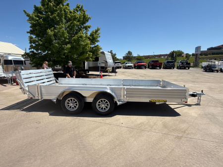 New 2026 Aluma 8116TA-EL-R-BT-SR Utility Trailer