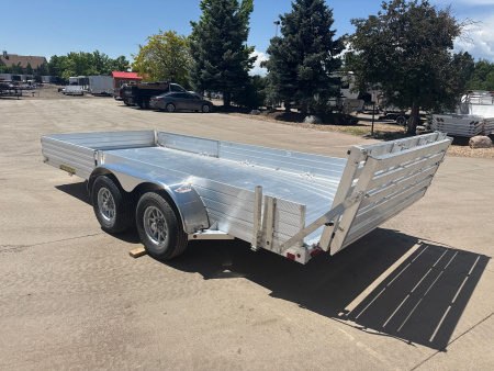 New 2026 Aluma 8116TA-EL-R-BT-SR Utility Trailer