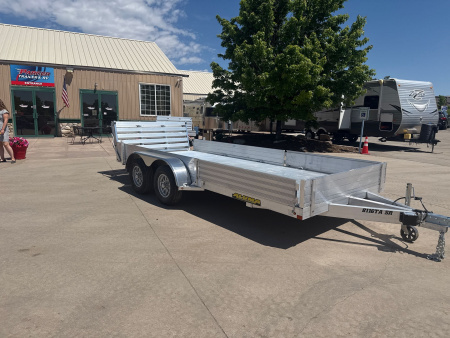 New 2026 Aluma 8116TA-EL-R-BT-SR Utility Trailer