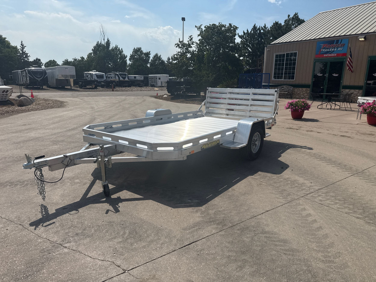 New 2026 Aluma 7712H-S-BT Utility Trailer