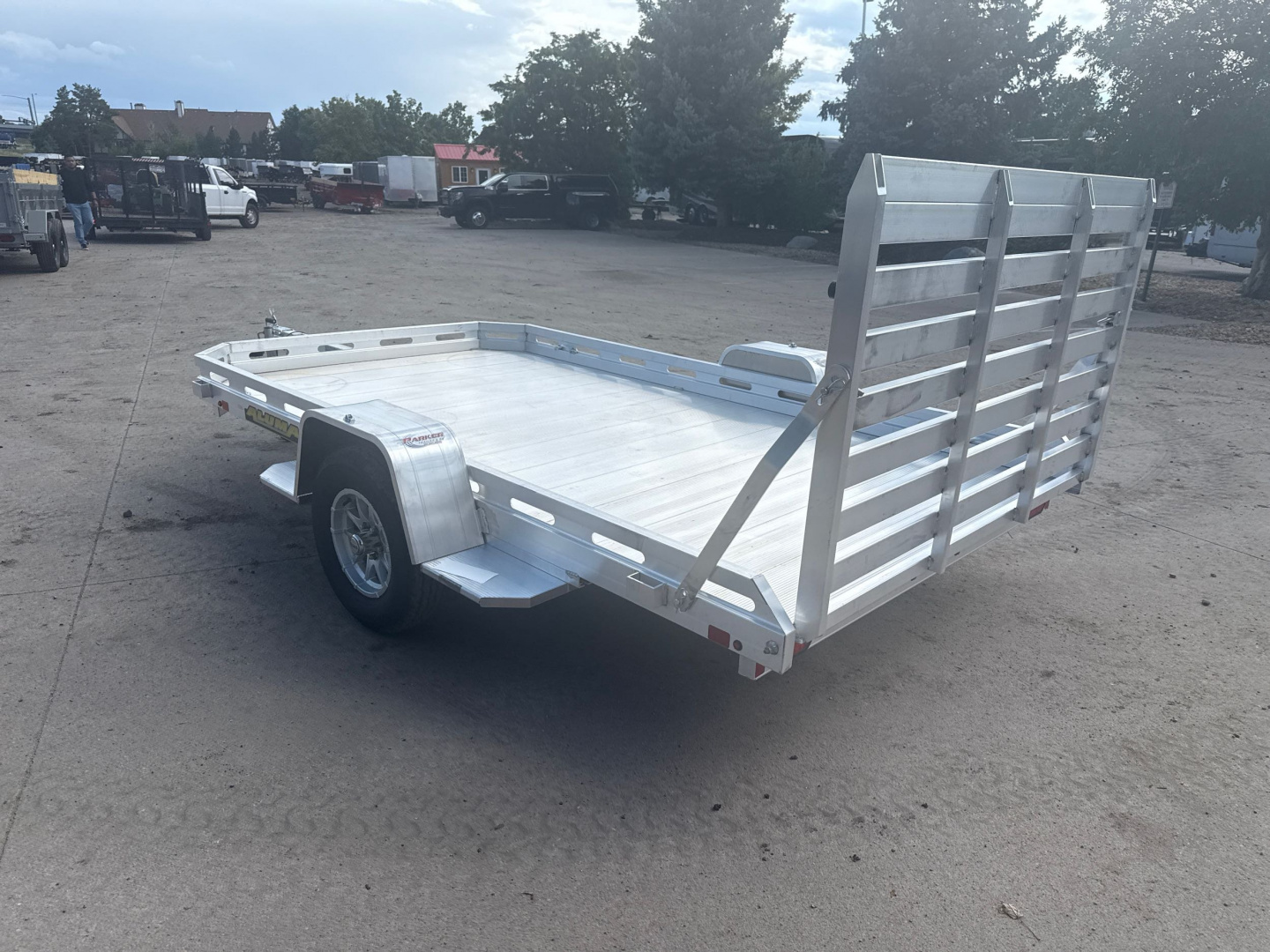 New 2026 Aluma 7712H-S-TG Utility Trailer