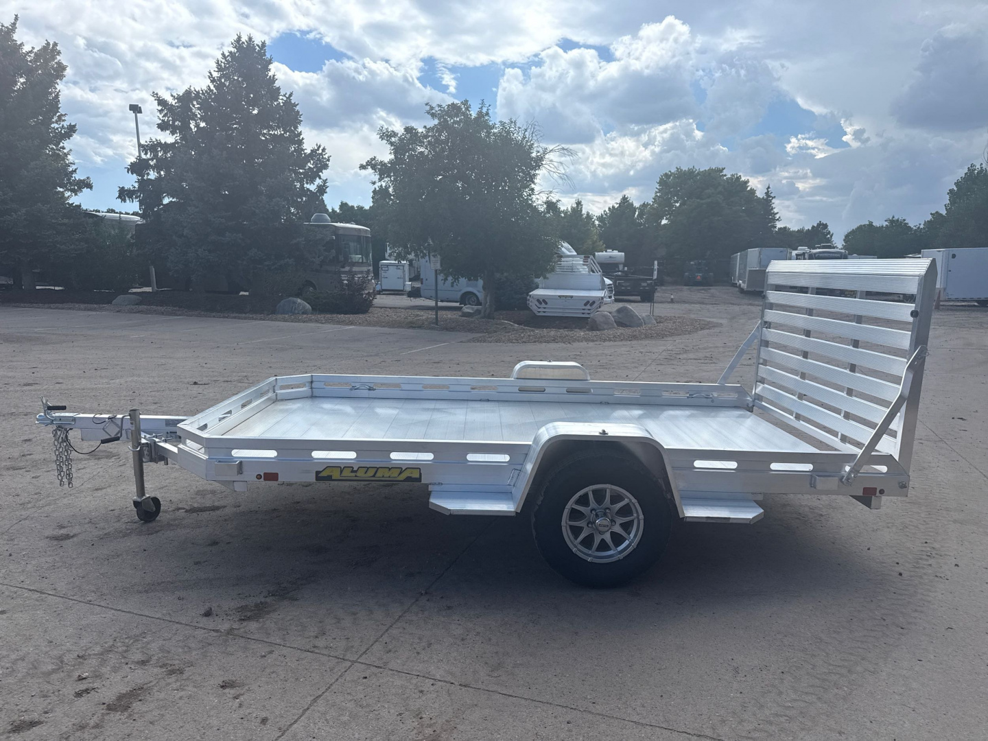 New 2026 Aluma 7712H-S-TG Utility Trailer
