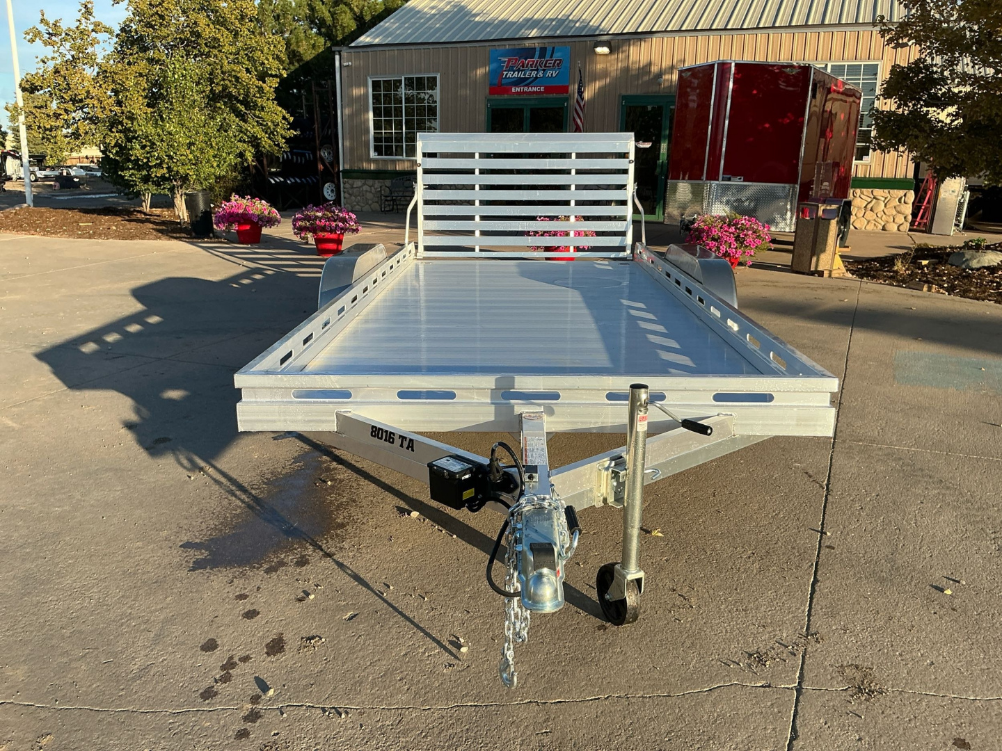 New 2026 Aluma 8016TA-EL-R-TG-RTD Utility Trailer