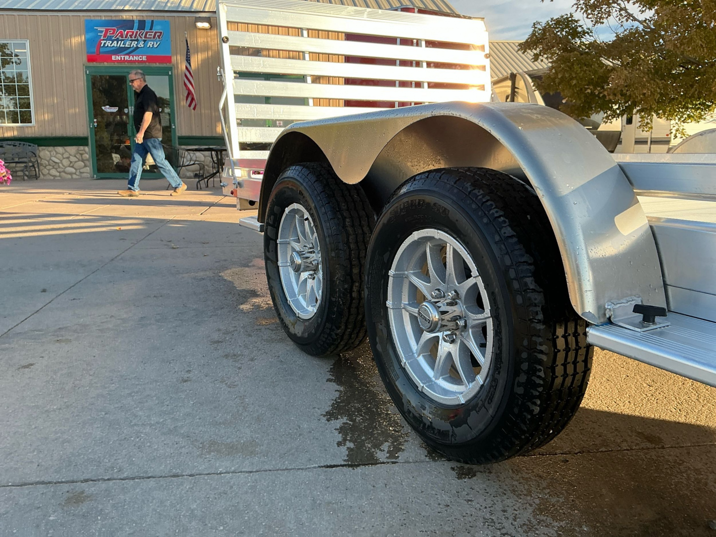 New 2026 Aluma 8016TA-EL-R-TG-RTD Utility Trailer