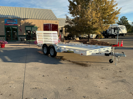 New 2026 Aluma 8016TA-EL-R-TG-RTD Utility Trailer