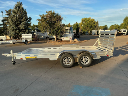 New 2026 Aluma 8014TA-EL-R-TG-RTD Utility Trailer