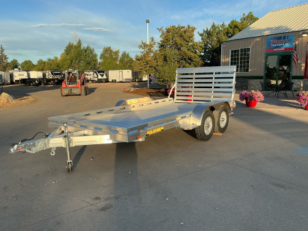 New 2026 Aluma 8014TA-EL-R-TG-RTD Utility Trailer