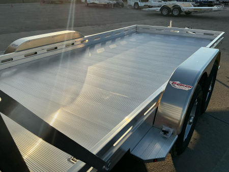 New 2026 Aluma 8014TA-EL-R-TG-RTD Utility Trailer