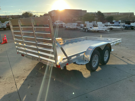 New 2026 Aluma 8014TA-EL-R-TG-RTD Utility Trailer