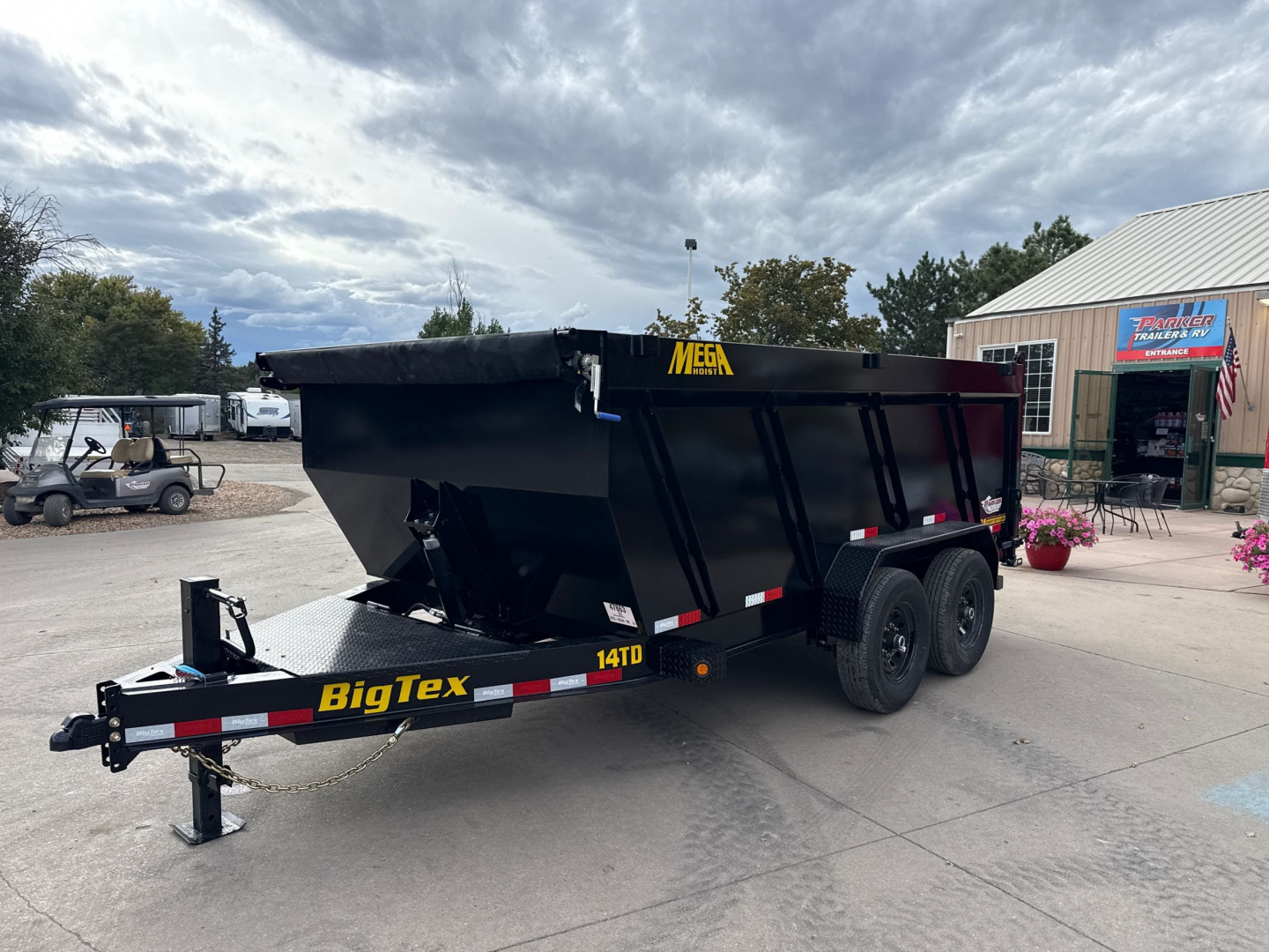 New 2026 Big Tex Trailers 14TD-14C4A-BK Dump Trailer