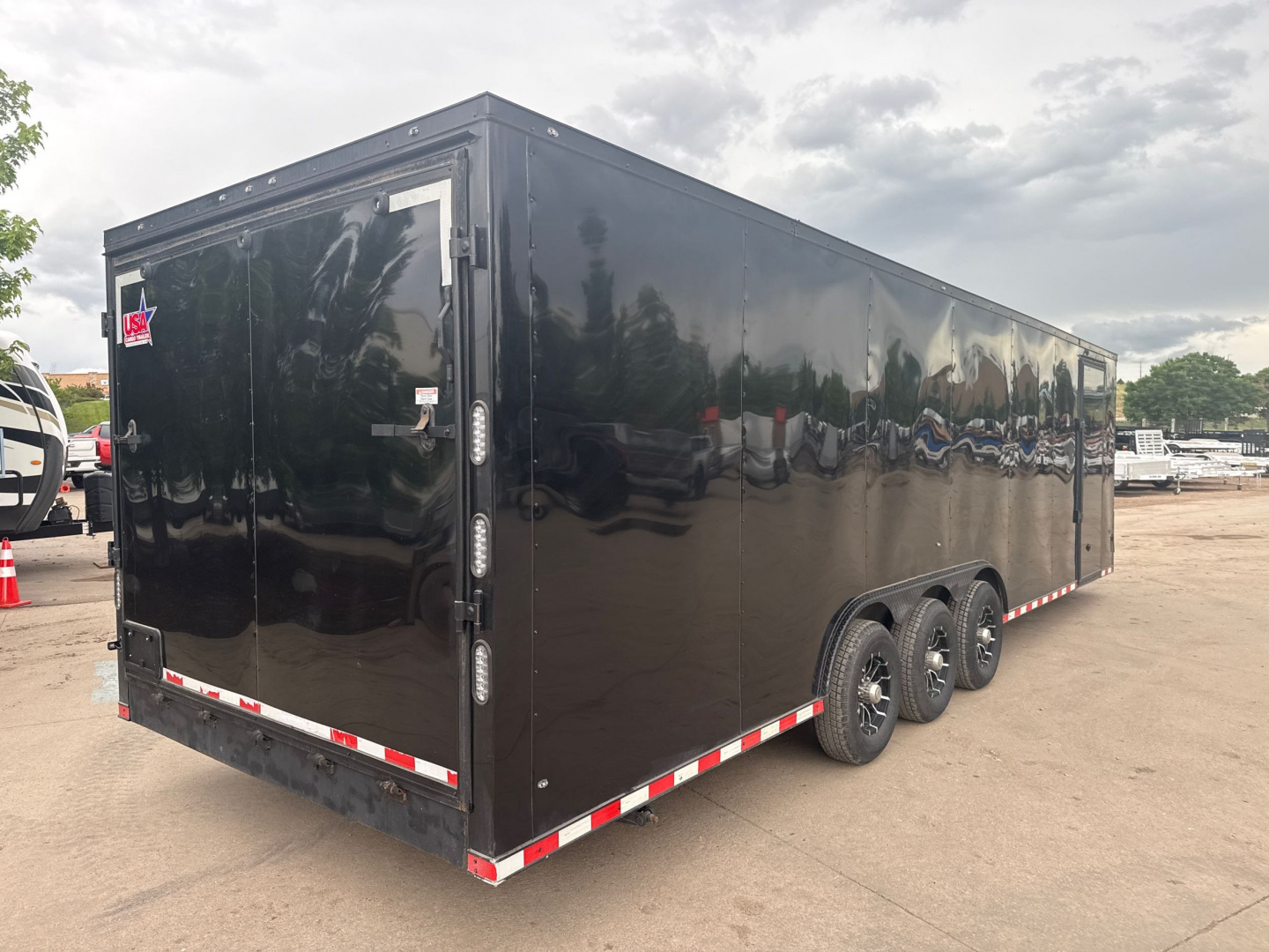 Used 2023 Rock Solid Cargo 8.5x28TTA-500 Cargo / Enclosed Trailer