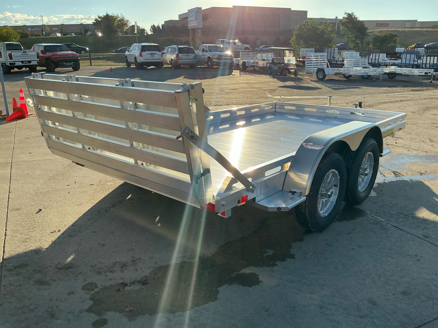 New 2026 Aluma 8012TA-EL-BT-RTD Utility Trailer