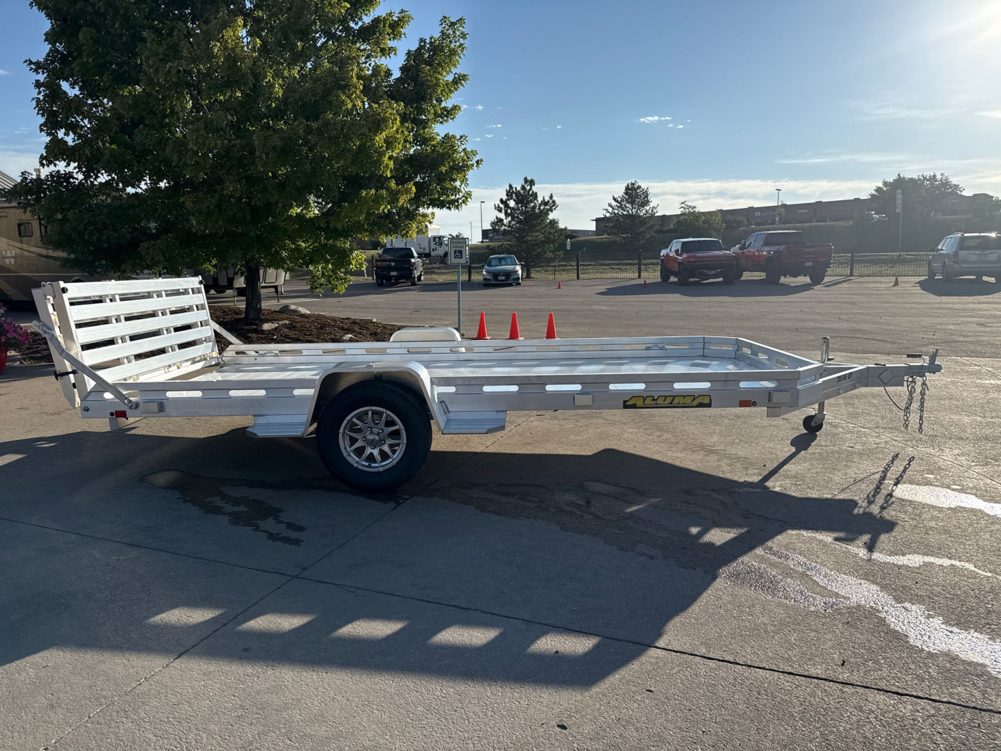 New 2026 Aluma 7814S-BT Utility Trailer