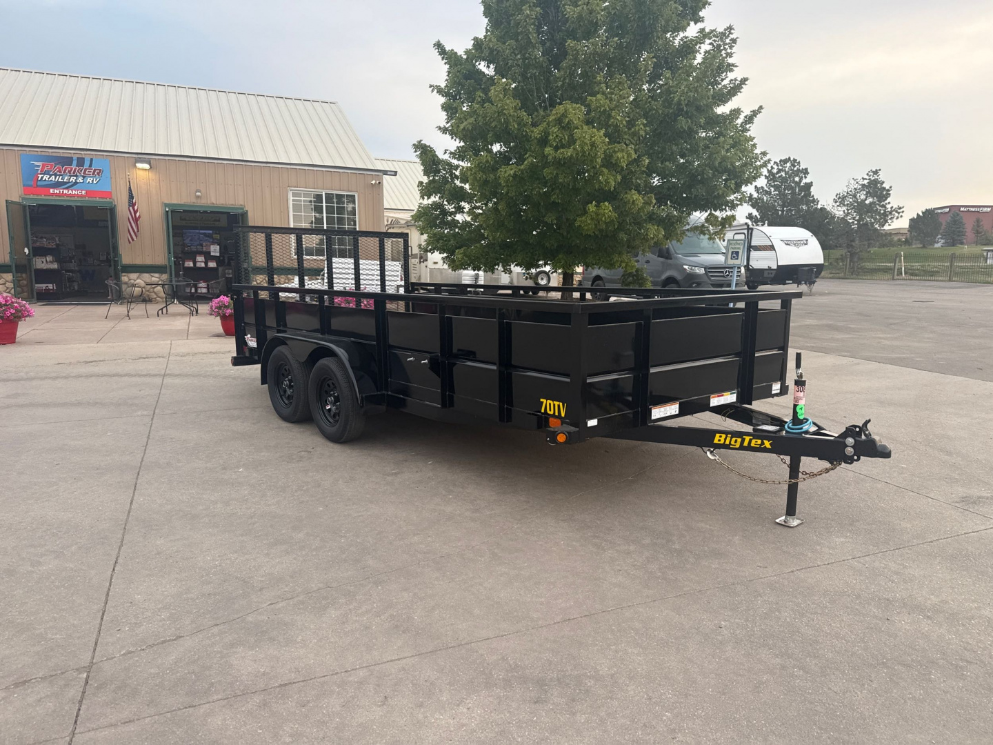 New 2026 Big Tex Trailers 70TV-16BK2B Utility Trailer