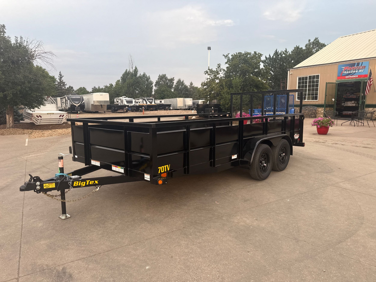 New 2026 Big Tex Trailers 70TV-16BK2B Utility Trailer