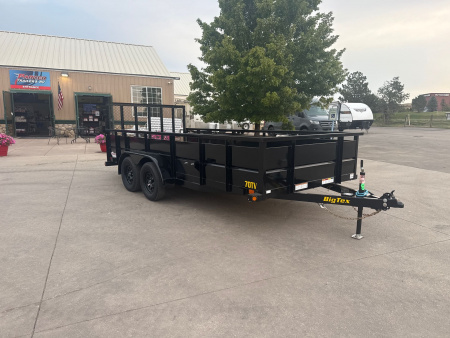New 2026 Big Tex Trailers 70TV-16BK2B Utility Trailer