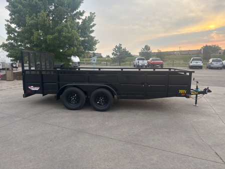 New 2026 Big Tex Trailers 70TV-16BK2B Utility Trailer