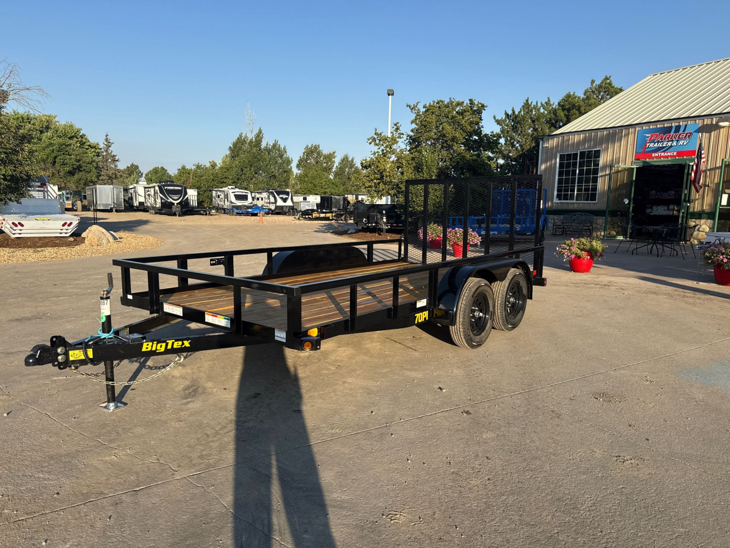 New 2026 Big Tex Trailers 70PI-14R1A-4PBK-BRK2 Utility Trailer