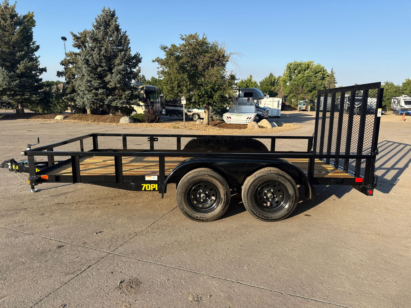 New 2026 Big Tex Trailers 70PI-14R1A-4PBK-BRK2 Utility Trailer