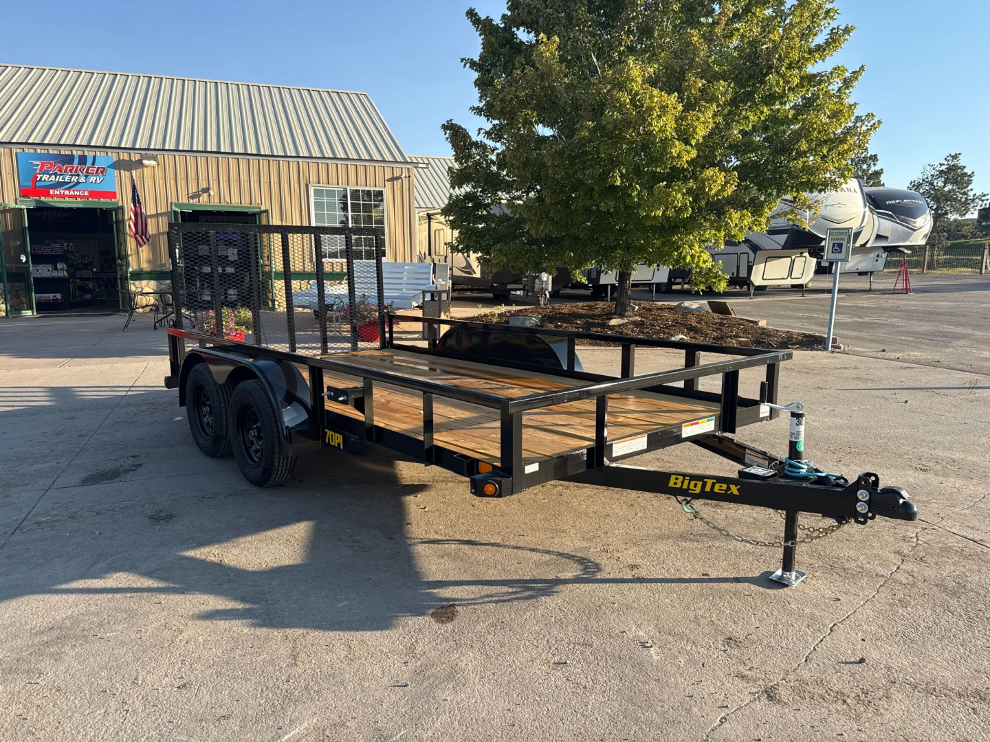 New 2026 Big Tex Trailers 70PI-14R1A-4PBK-BRK2 Utility Trailer