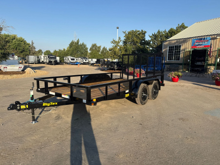 New 2026 Big Tex Trailers 70PI-14R1A-4PBK-BRK2 Utility Trailer