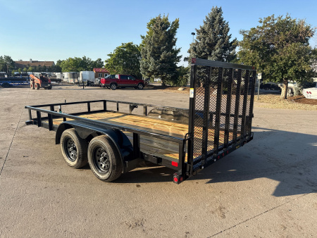 New 2026 Big Tex Trailers 70PI-14R1A-4PBK-BRK2 Utility Trailer