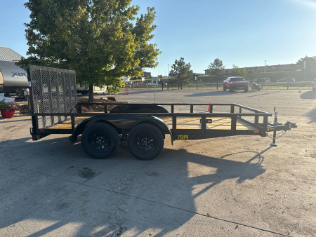 New 2026 Big Tex Trailers 70PI-14R1A-4PBK-BRK2 Utility Trailer