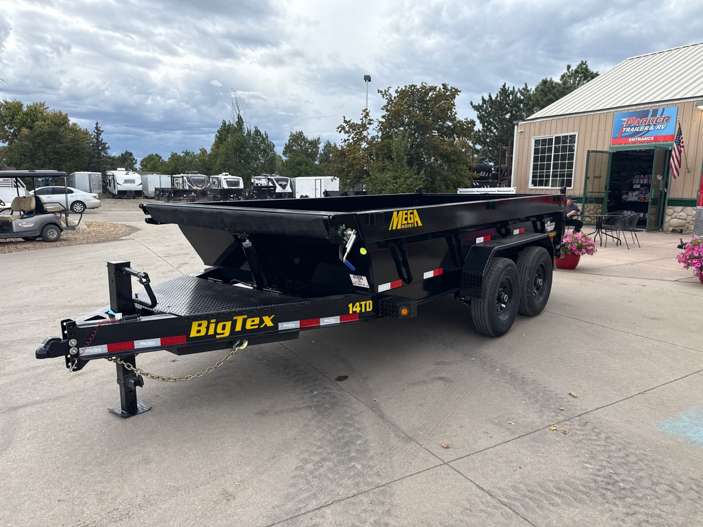 New 2026 Big Tex Trailers 14TD-14C2A-BK Dump Trailer
