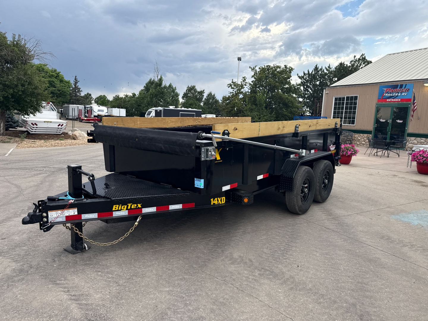 New 2026 Big Tex Trailers 14XD-14C2A-BK Dump Trailer