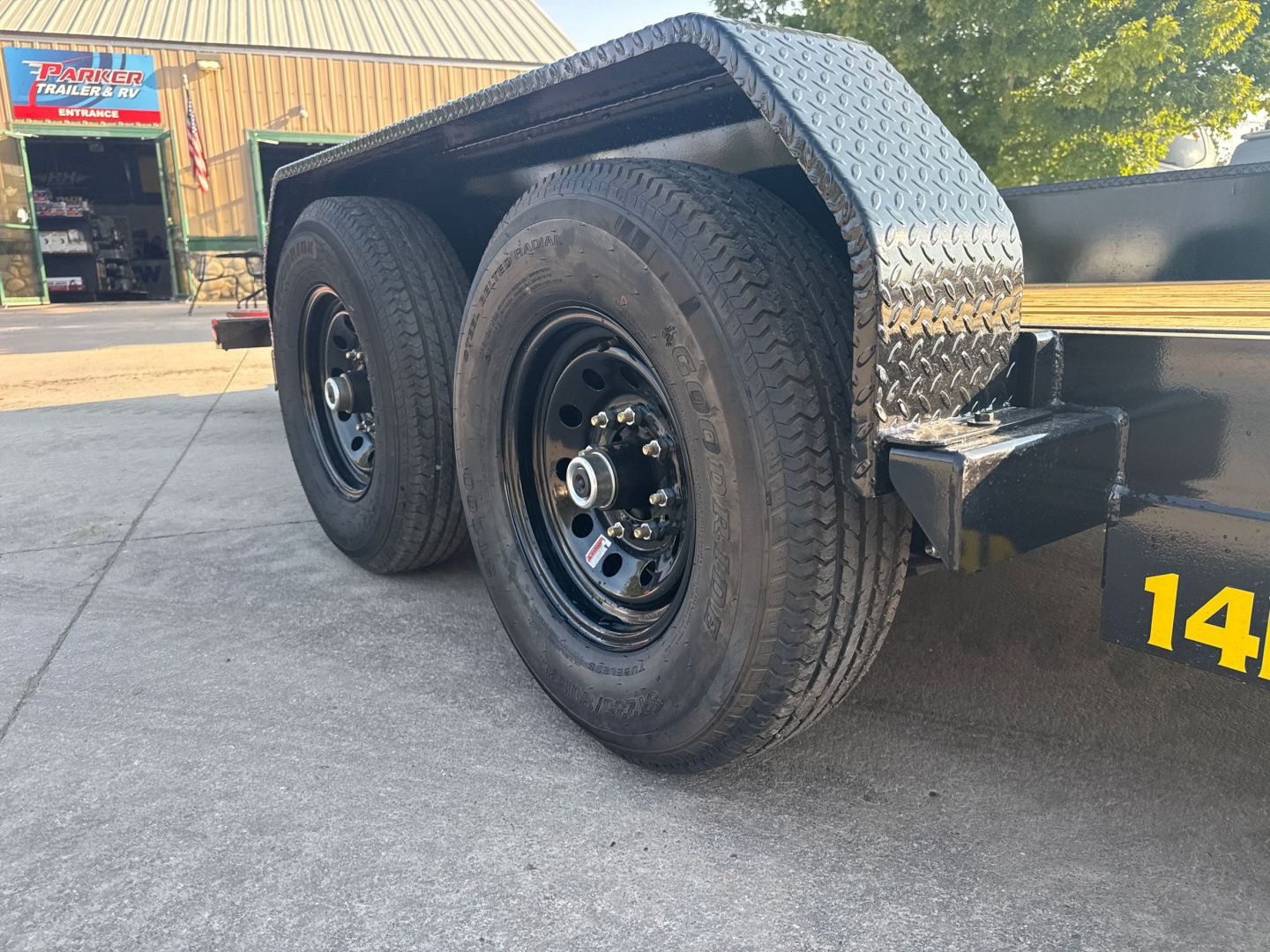 New 2026 Big Tex Trailers 14FT-18BK Flatbed Trailer