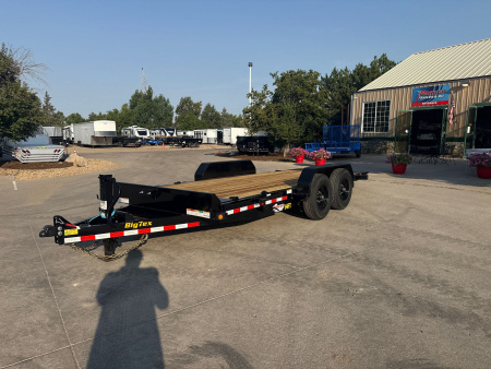 New 2026 Big Tex Trailers 14FT-18BK Flatbed Trailer