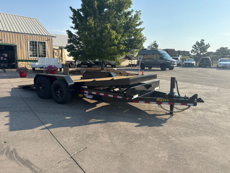 New 2026 Big Tex Trailers 14FT-18BK Flatbed Trailer