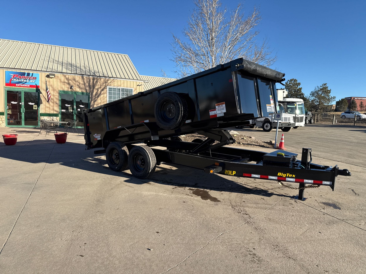 New 2025 Big Tex Trailers 20LP-16BK6SIRPD Dump Trailer