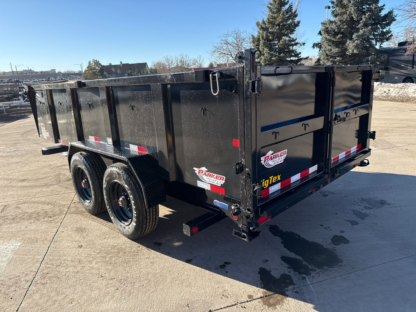New 2025 Big Tex Trailers 20LP-16BK6SIRPD Dump Trailer