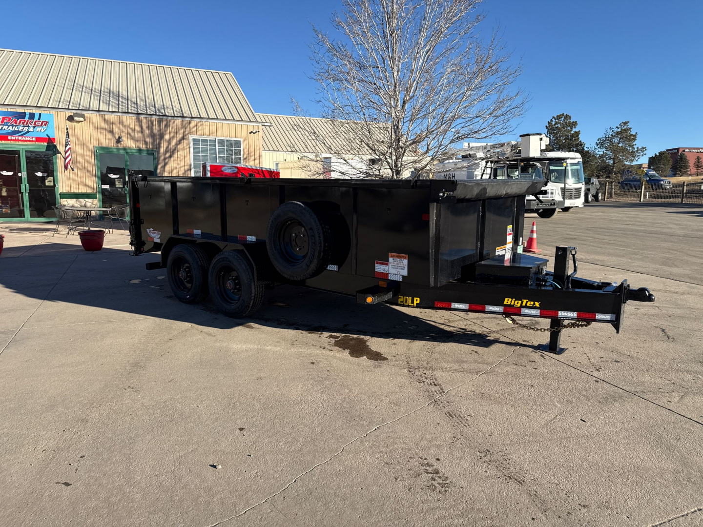 New 2025 Big Tex Trailers 20LP-16BK6SIRPD Dump Trailer