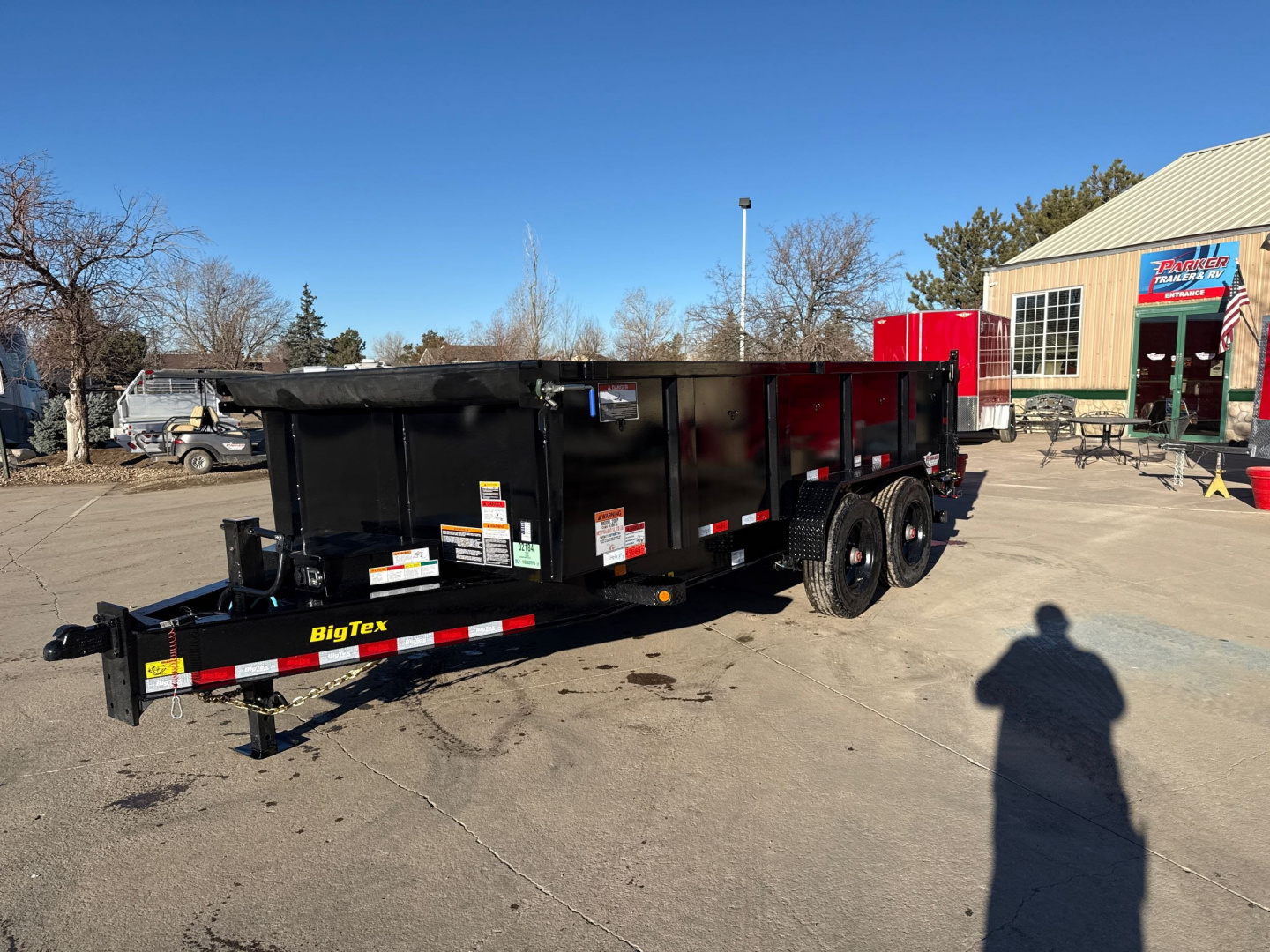 New 2025 Big Tex Trailers 20LP-16BK6SIRPD Dump Trailer