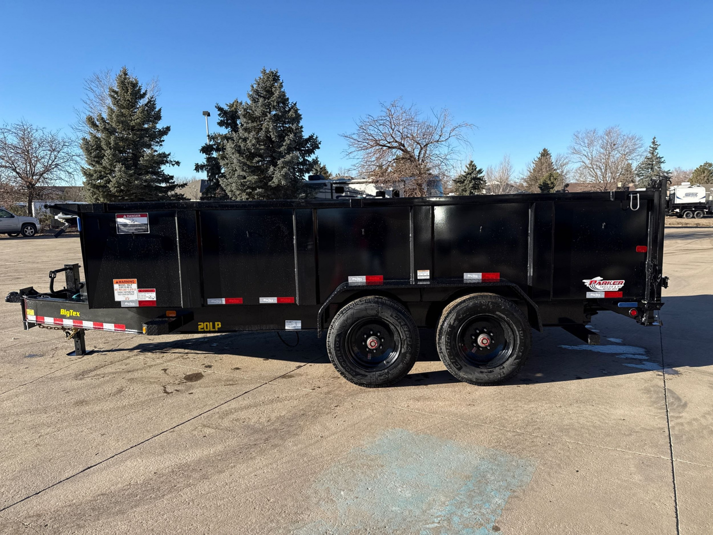 New 2025 Big Tex Trailers 20LP-16BK6SIRPD Dump Trailer