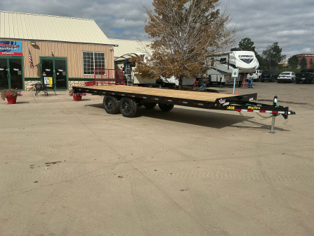 New 2026 Big Tex Trailers 14OE-22STA-S8BK Flatbed Trailer