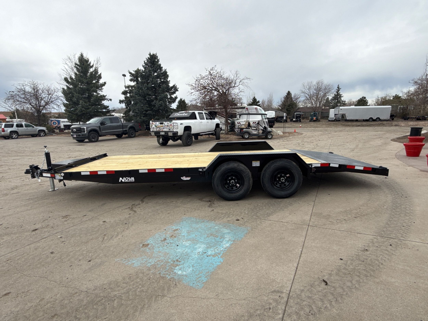 New 2025 Midsota NCHW8220-BP-100 Flatbed Trailer
