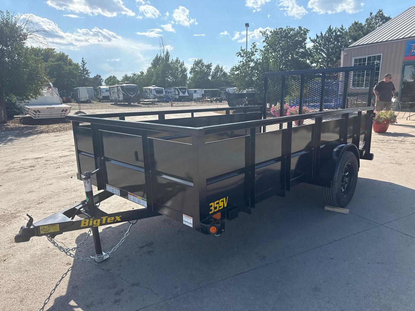 New 2026 Big Tex Trailers 35SV-12BK Utility Trailer