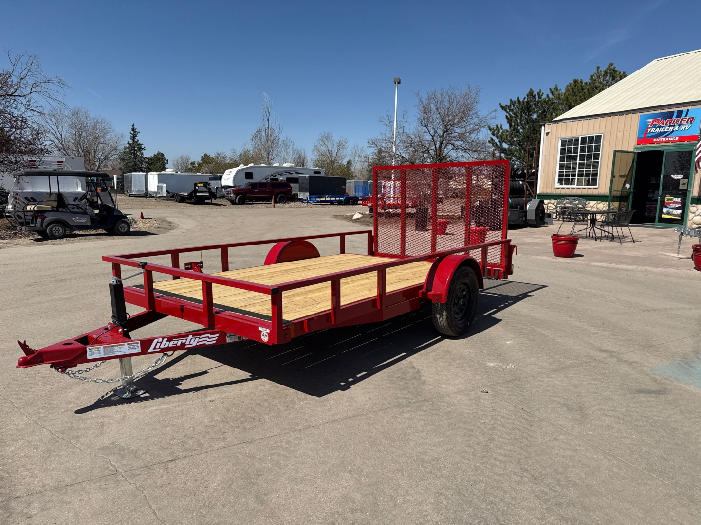 New 2025 Liberty Industries LU3K78X10+2C4 Utility Trailer