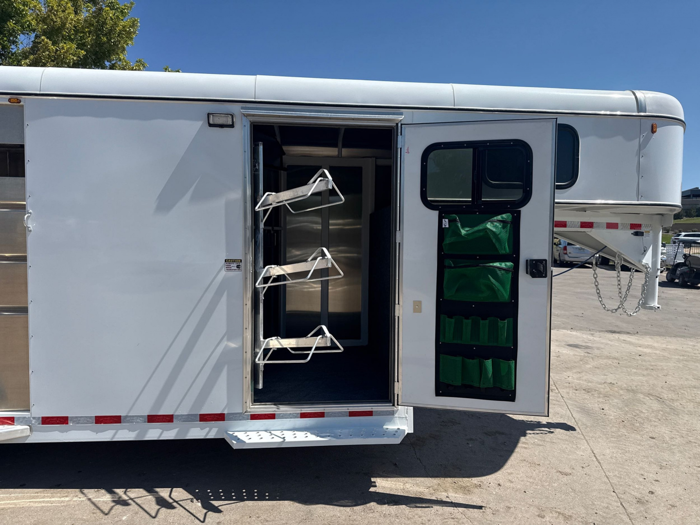 New 2026 C & B Quality Trailer Works MAVGN3HS-12K Horse Trailer