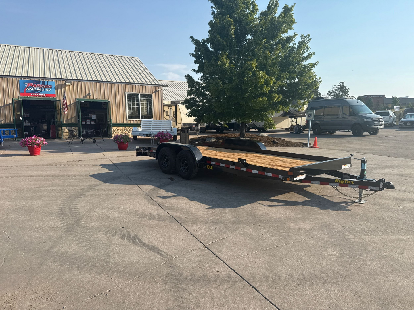 New 2026 Big Tex Trailers 10CH-18BKDT Flatbed Trailer